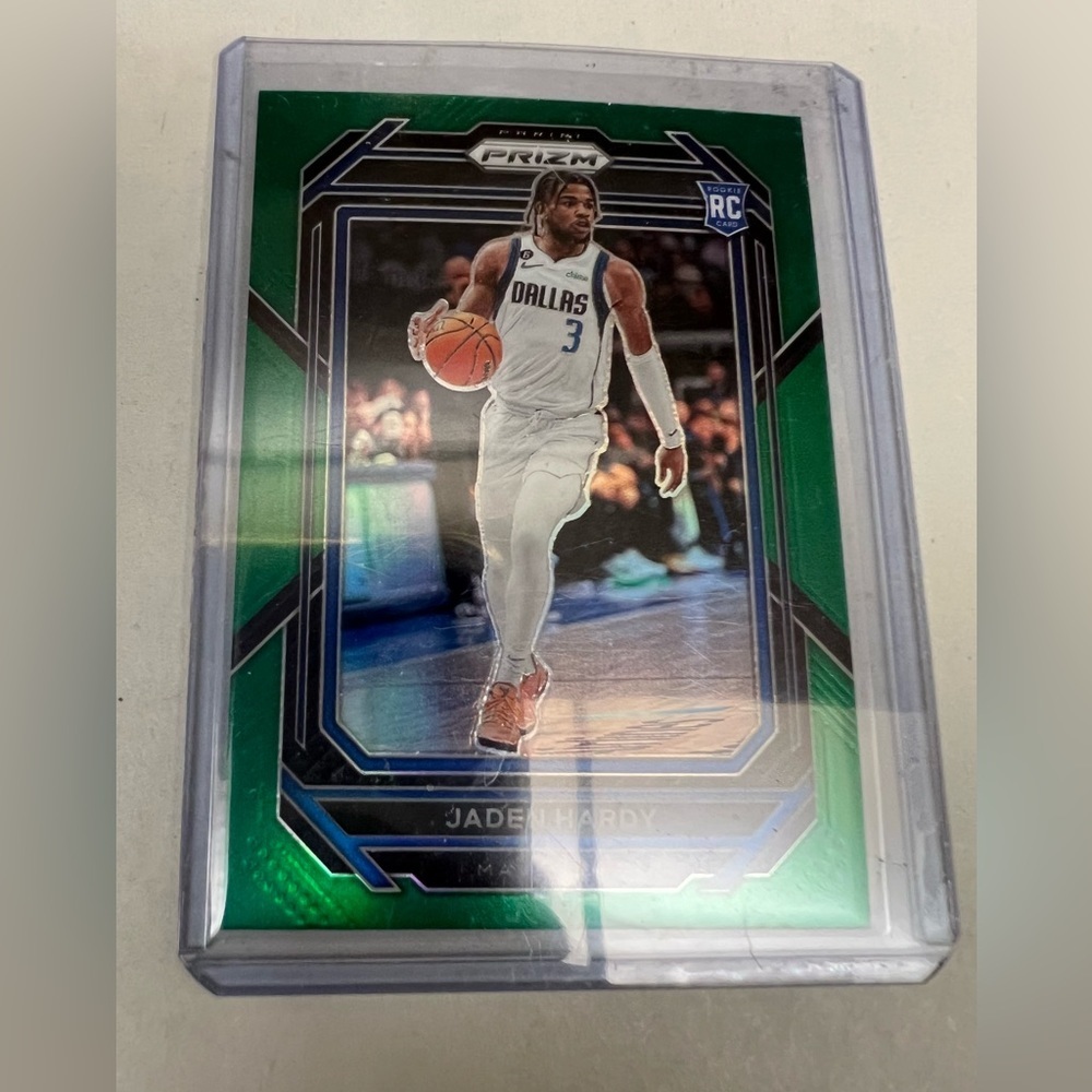 2022-23 Panini Prizm Green Jaden Hardy RC #226 Dallas Mavericks